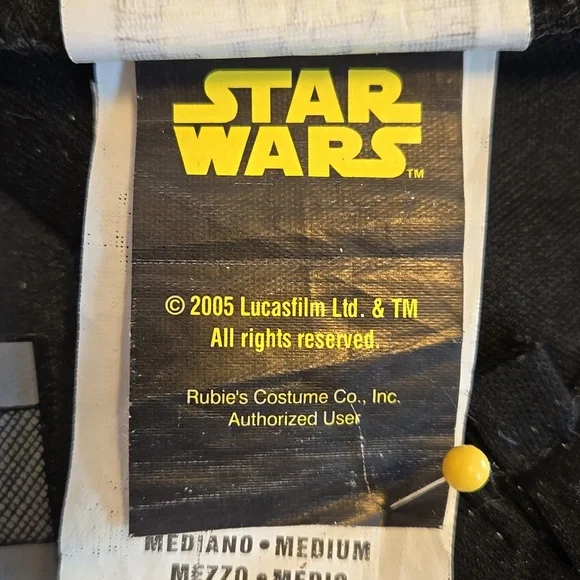 Rubies Darth Vader kids costume Sz M - Picture 11 of 11